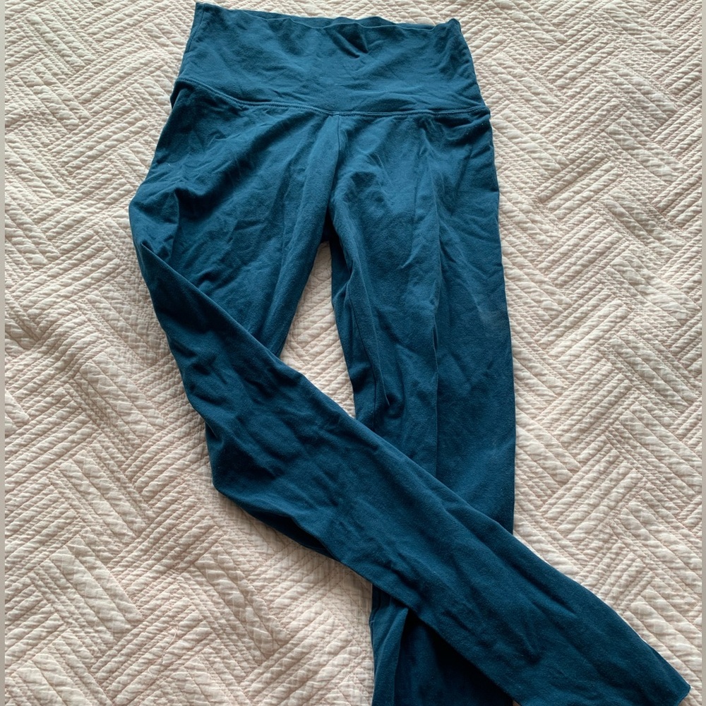 TNA blue leggings in size Small